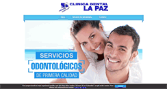 Desktop Screenshot of clinciadentallapaz.com