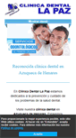 Mobile Screenshot of clinciadentallapaz.com