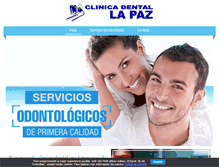 Tablet Screenshot of clinciadentallapaz.com